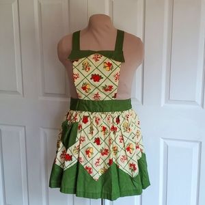Fruit Print Apron, Vintage style L/XL
